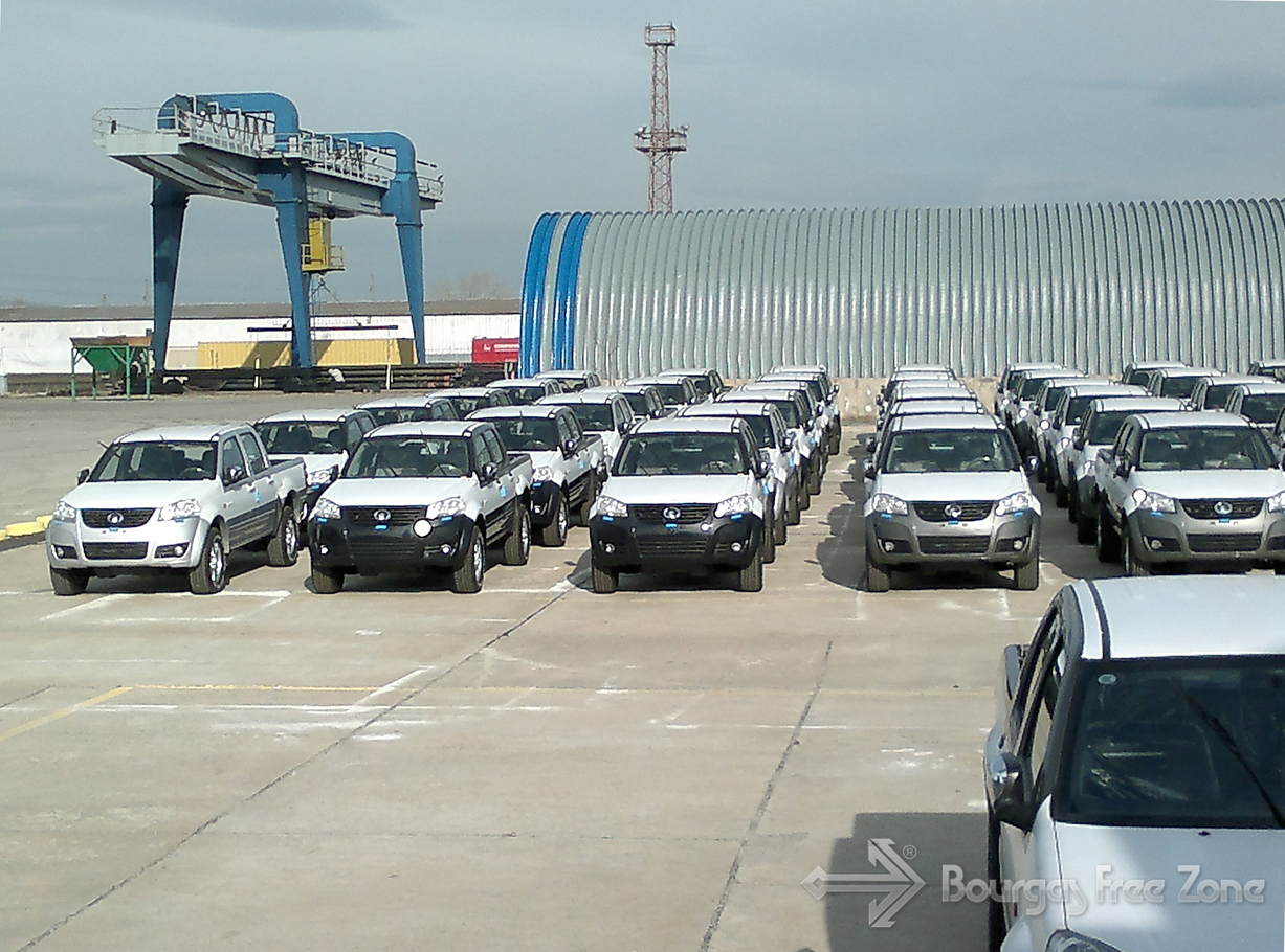 Новая поставка автомобилей в Зону свободной торговли - Бургас
